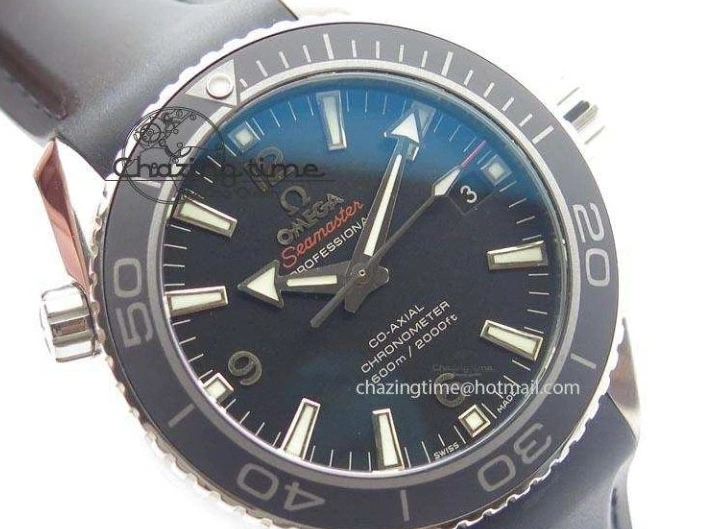 1218 Colorful Planet Ocean SS Bp Maker 45mm Black Bezel On Black Rubber Strap A 8219